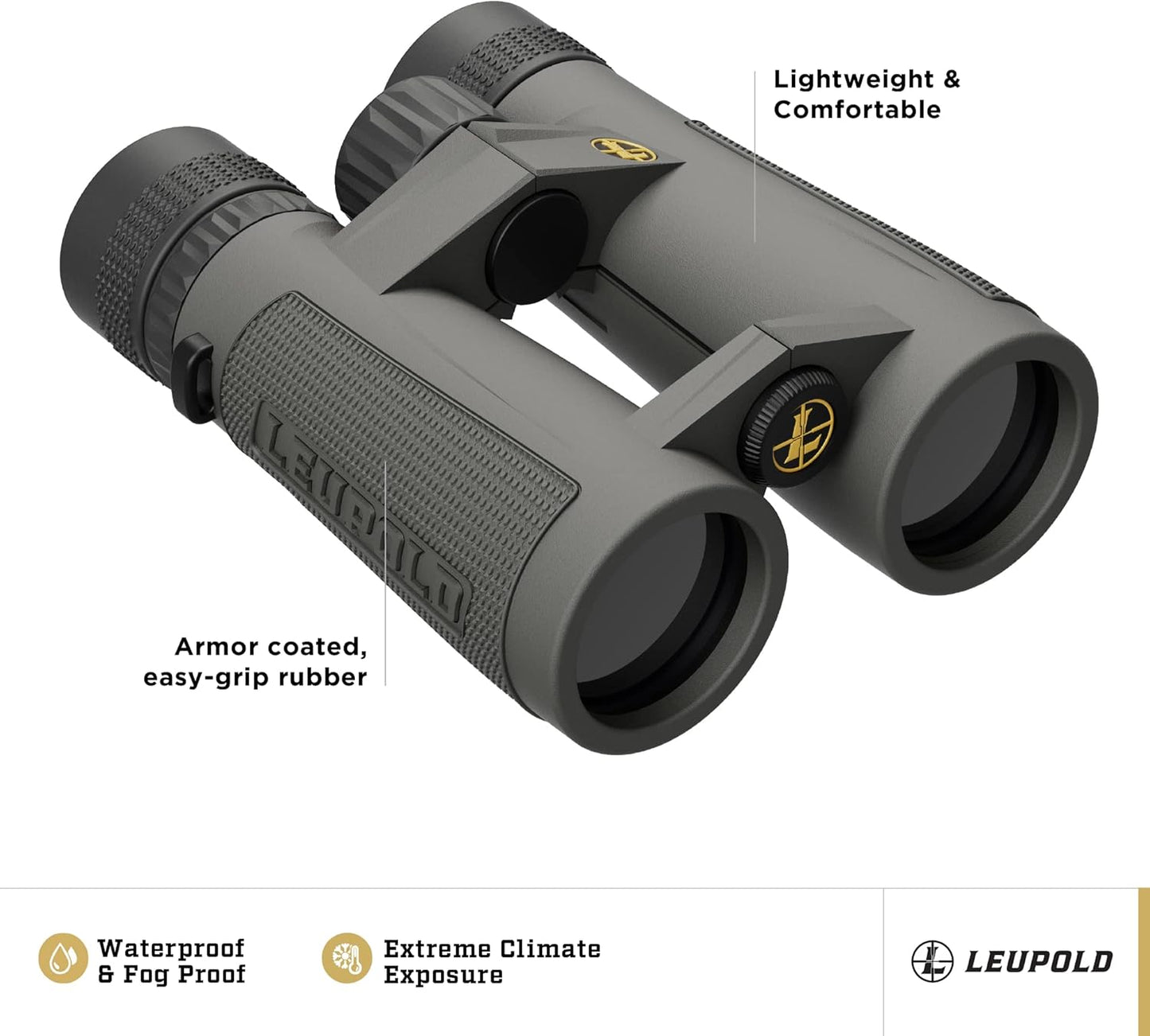 Leupold BX-5 Santiam HD Binoculars, 10x42mm (174483)