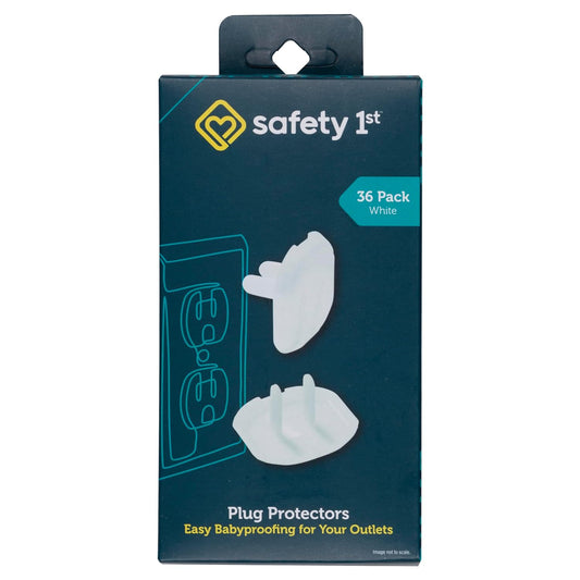 Safety 1st Electrical Outlet Baby Proof Covers, Secure Outlet Plugs, B