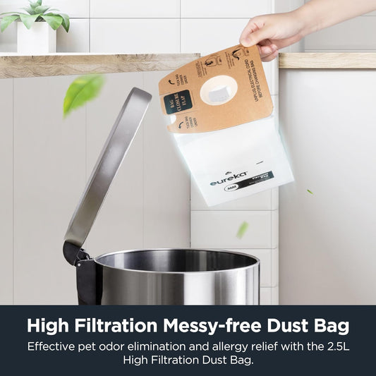 Eureka 3670M Canister Cleaner, Lightweight Powerful Vacuum for Carpets