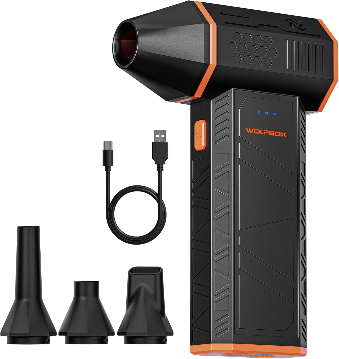 WOLFBOX MF50 Compressed Air Duster-110000RPM Super Power Electric Air 