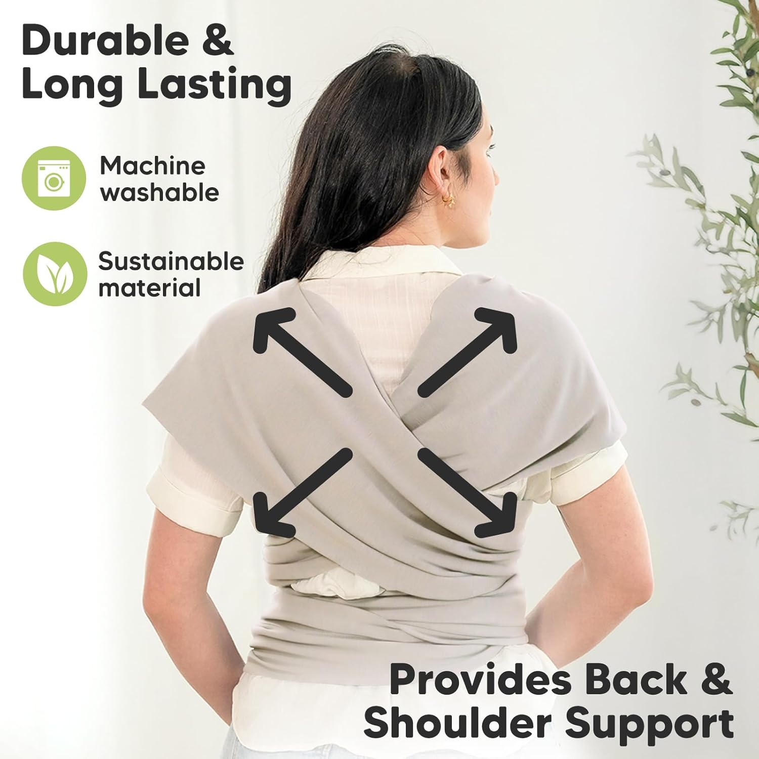 KeaBabies Baby Wrap Carrier - All in 1 Original Baby Carrier Newborn t