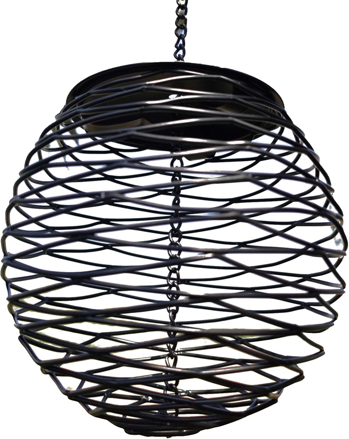 Birds Dispenser with Roof for Wild Sparrows Garden Suet Basket Outdoor Hanging Dispenser for Wild Birds Large Capacity Bird Feeders for Outside