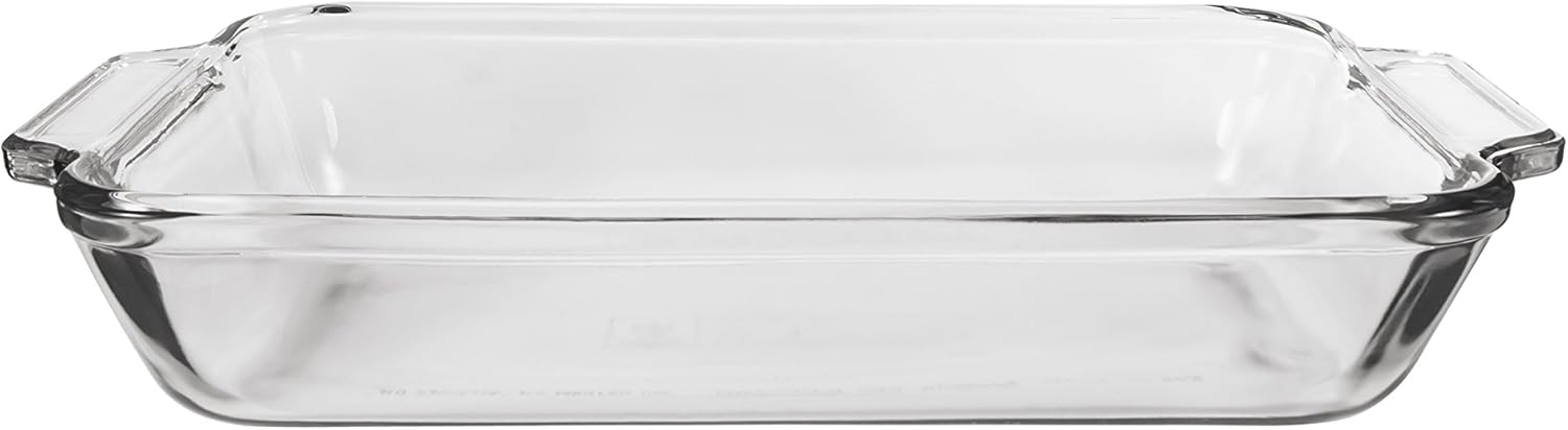 Anchor Hocking Glass Baking Dishes for Oven, 2 Piece Set (2 Qt & 3 Qt 