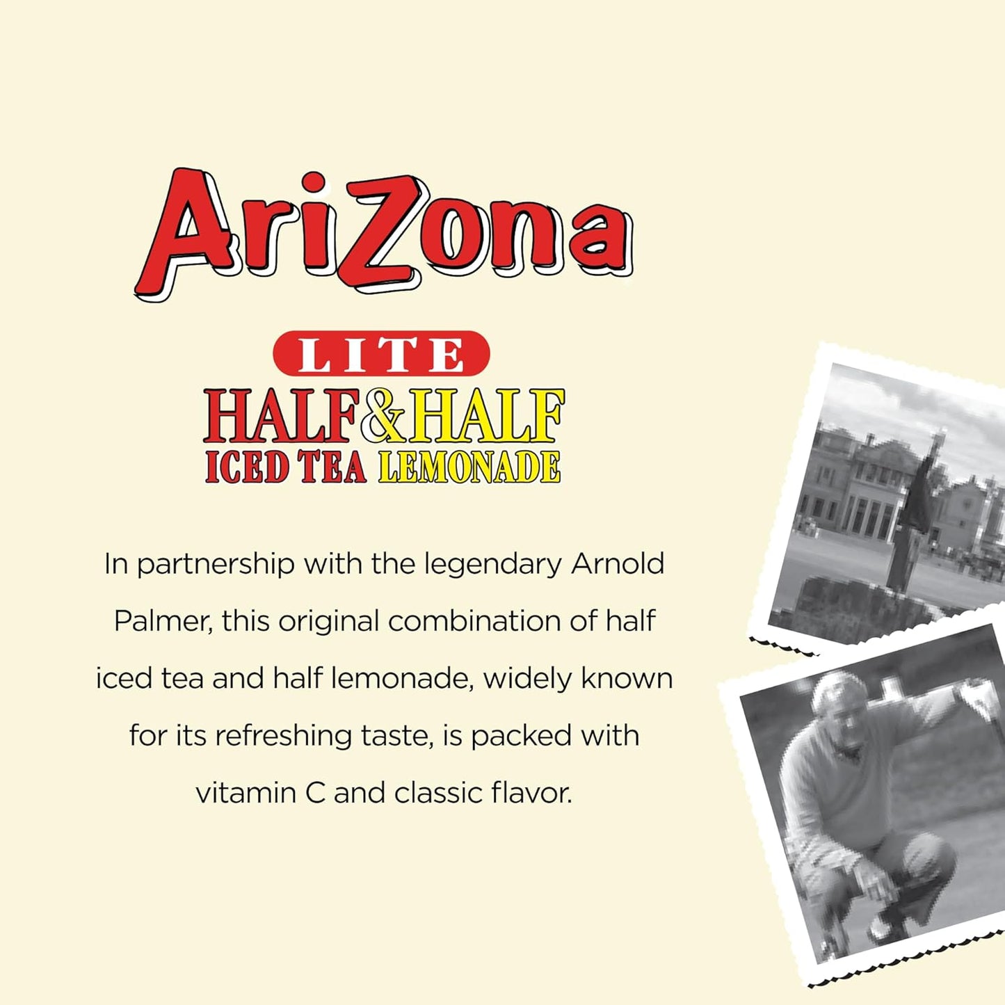 Arizona Premium Brewed Arnold Palmer Bottled Tea 16-Ounce | 12-Count