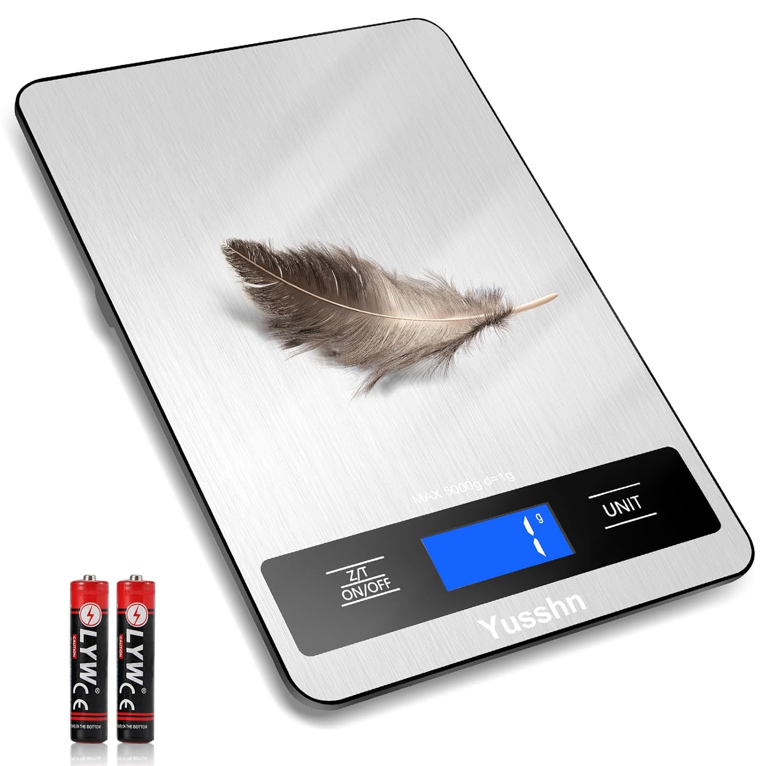 Food Scale, 11lb Kitchen Scale with 0.05oz/1g Precision, 6 Units Tare 