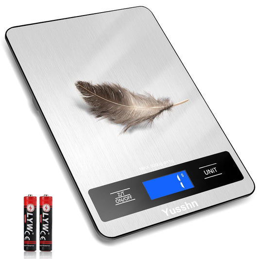 Food Scale, 11lb Kitchen Scale with 0.05oz/1g Precision, 6 Units Tare 