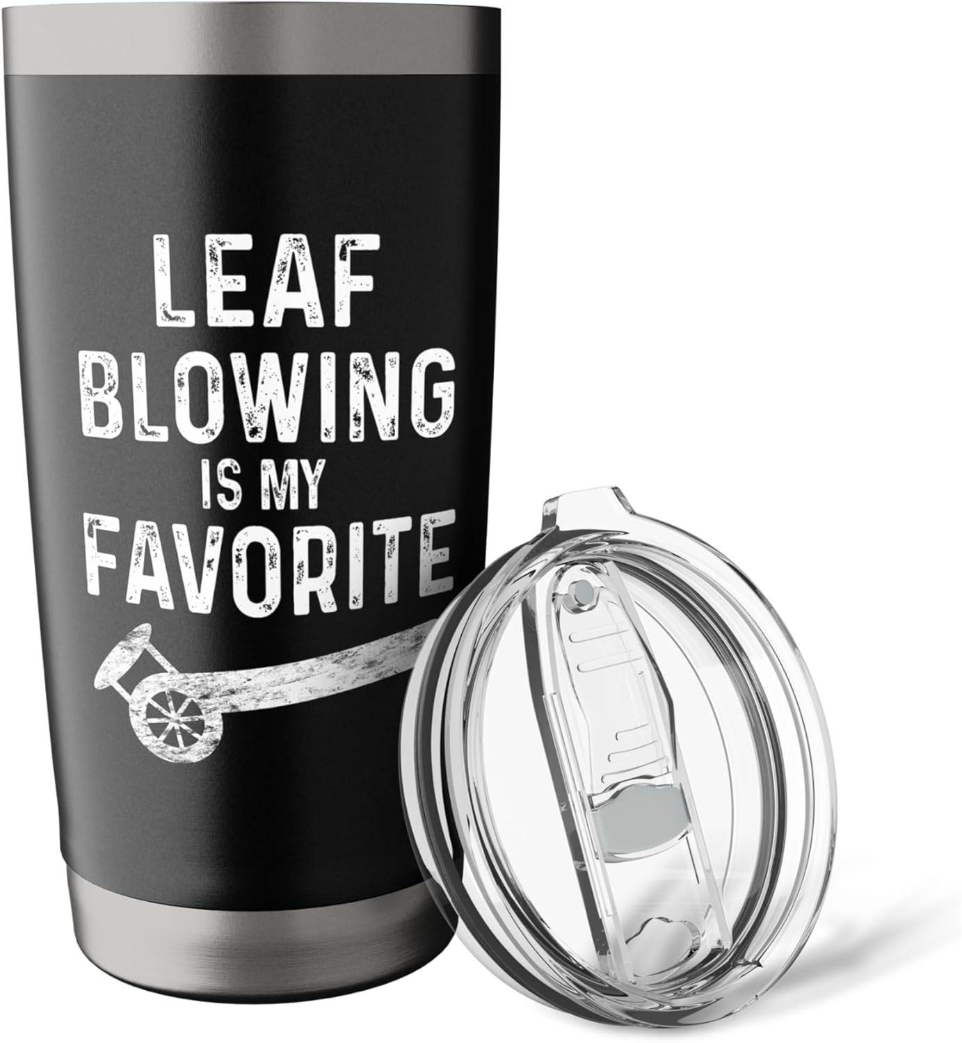Leaf Blower Shirt Leaf Blowing For Men Work Yard Dad Funny Stainless Steel Insulated Tumbler