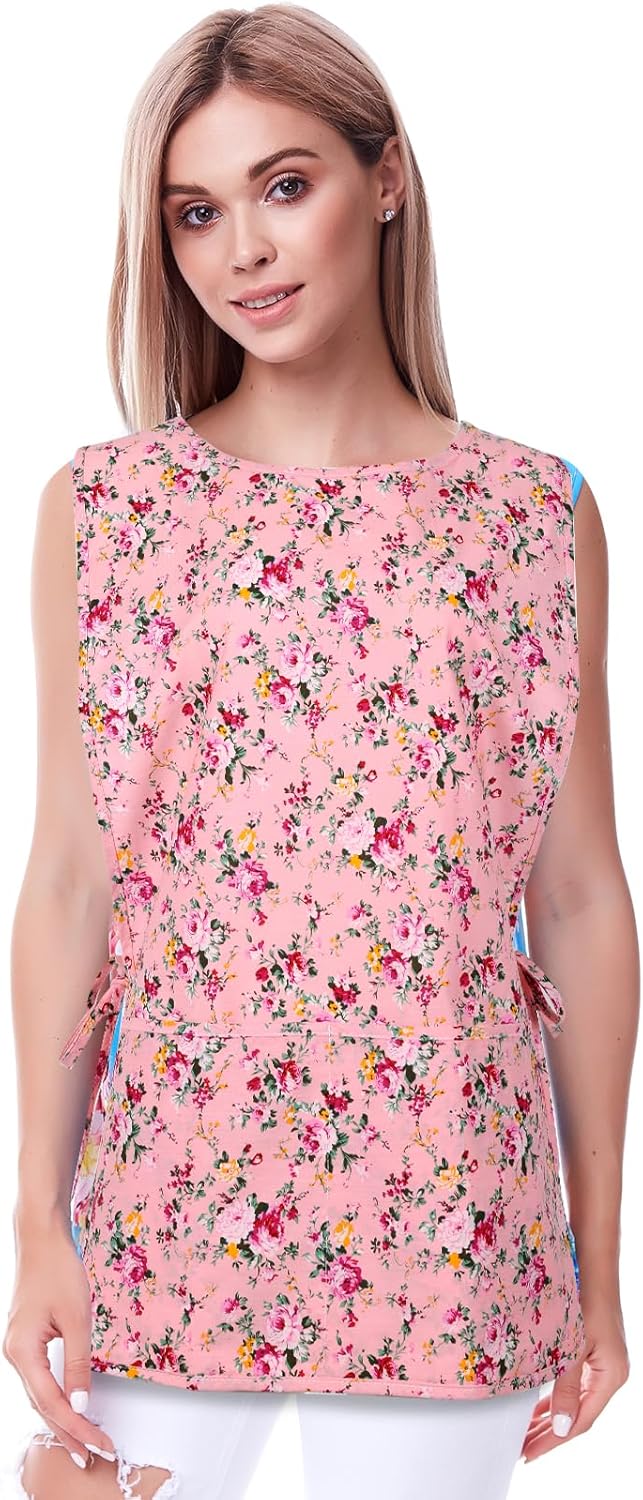 3 pack Women Cobbler Apron Vintage Floral Aprons for Women Chef Bakers
