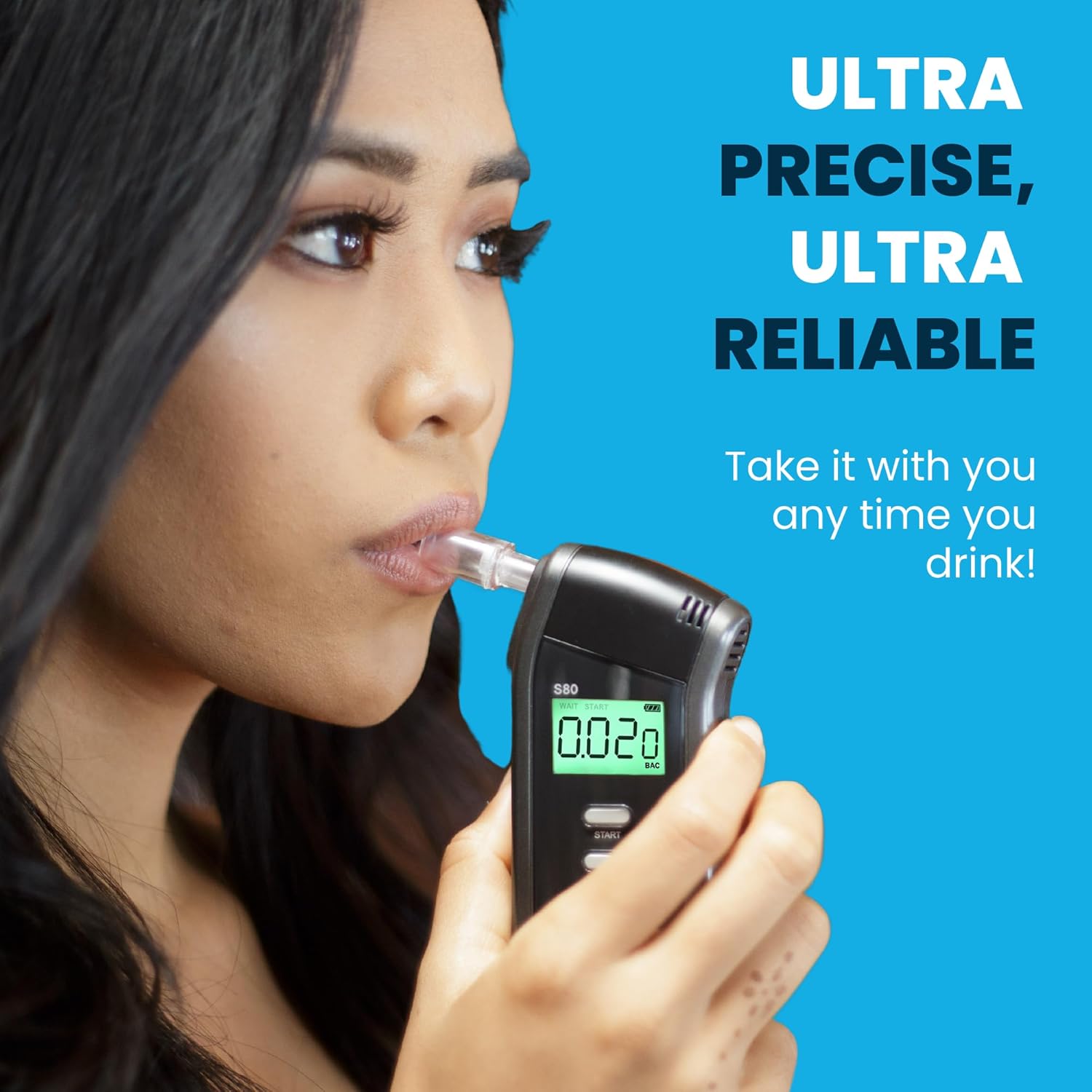BACtrack S80 Breathalyzer | Professional-Grade Accuracy | DOT & NHTSA 
