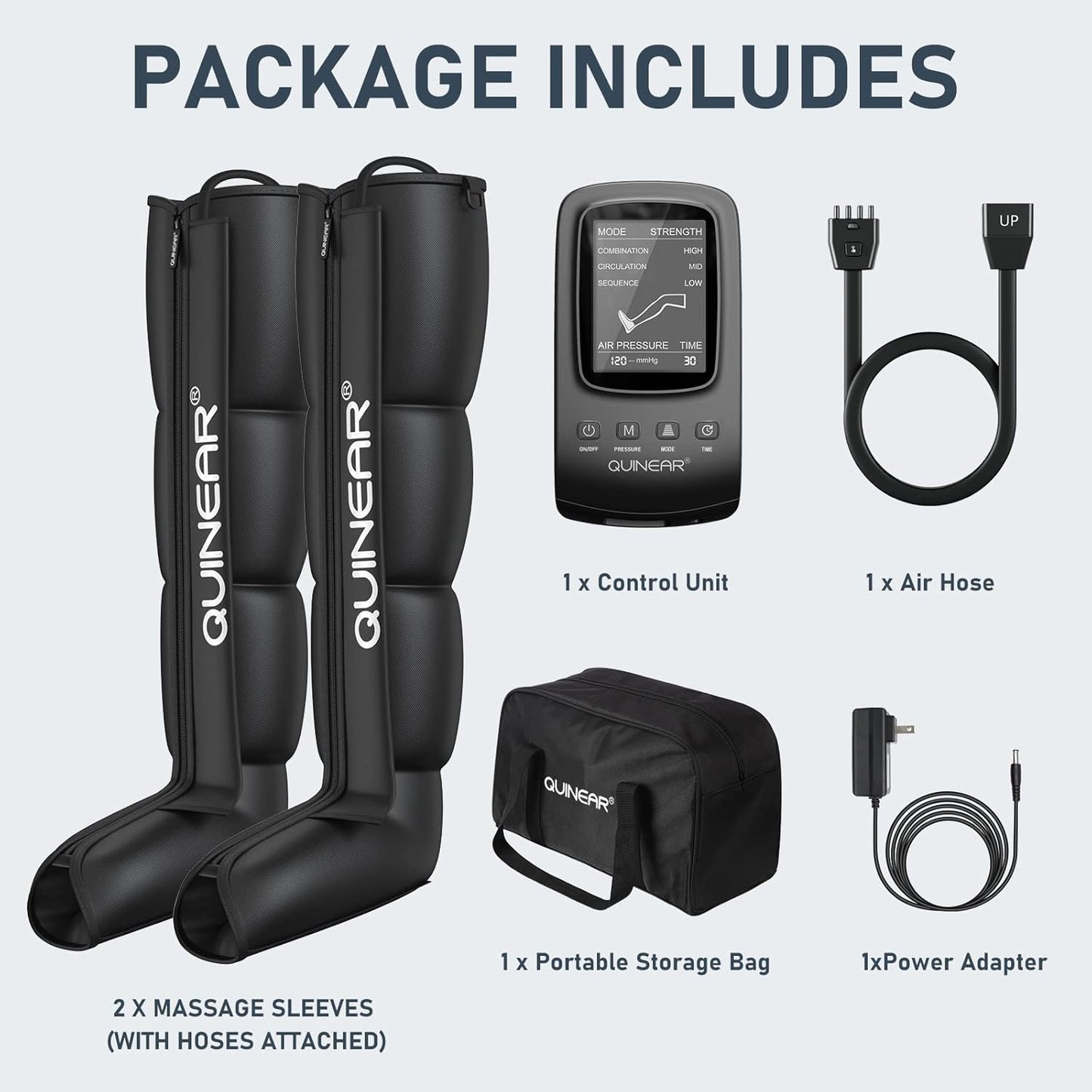 QUINEAR Air Compression Recovery System, Professional Sequential Devic