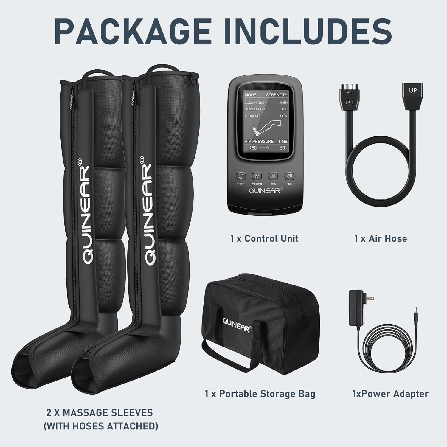 QUINEAR Air Compression Recovery System, Professional Sequential Devic