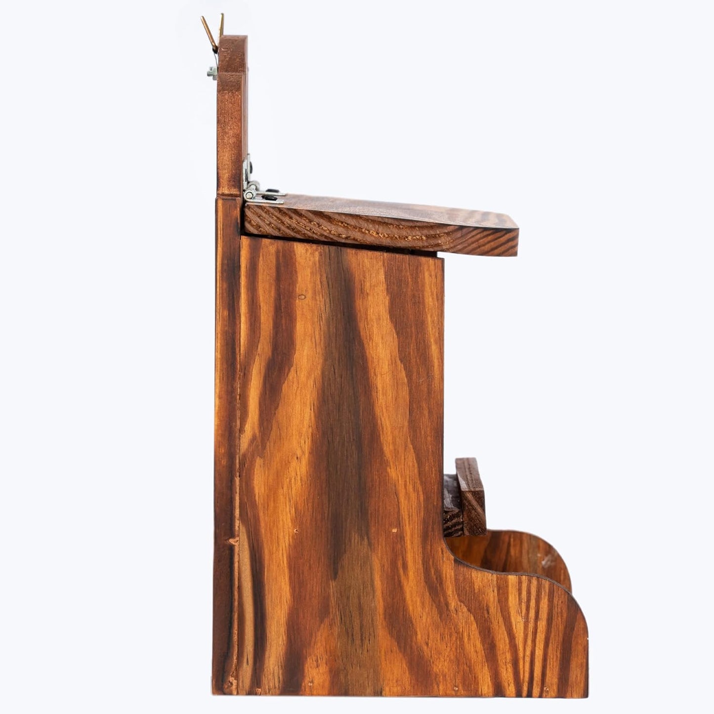 MIXUMON Wooden Squirrel Feeders Outdoor – Piano Bar Squirrel Feeder wi