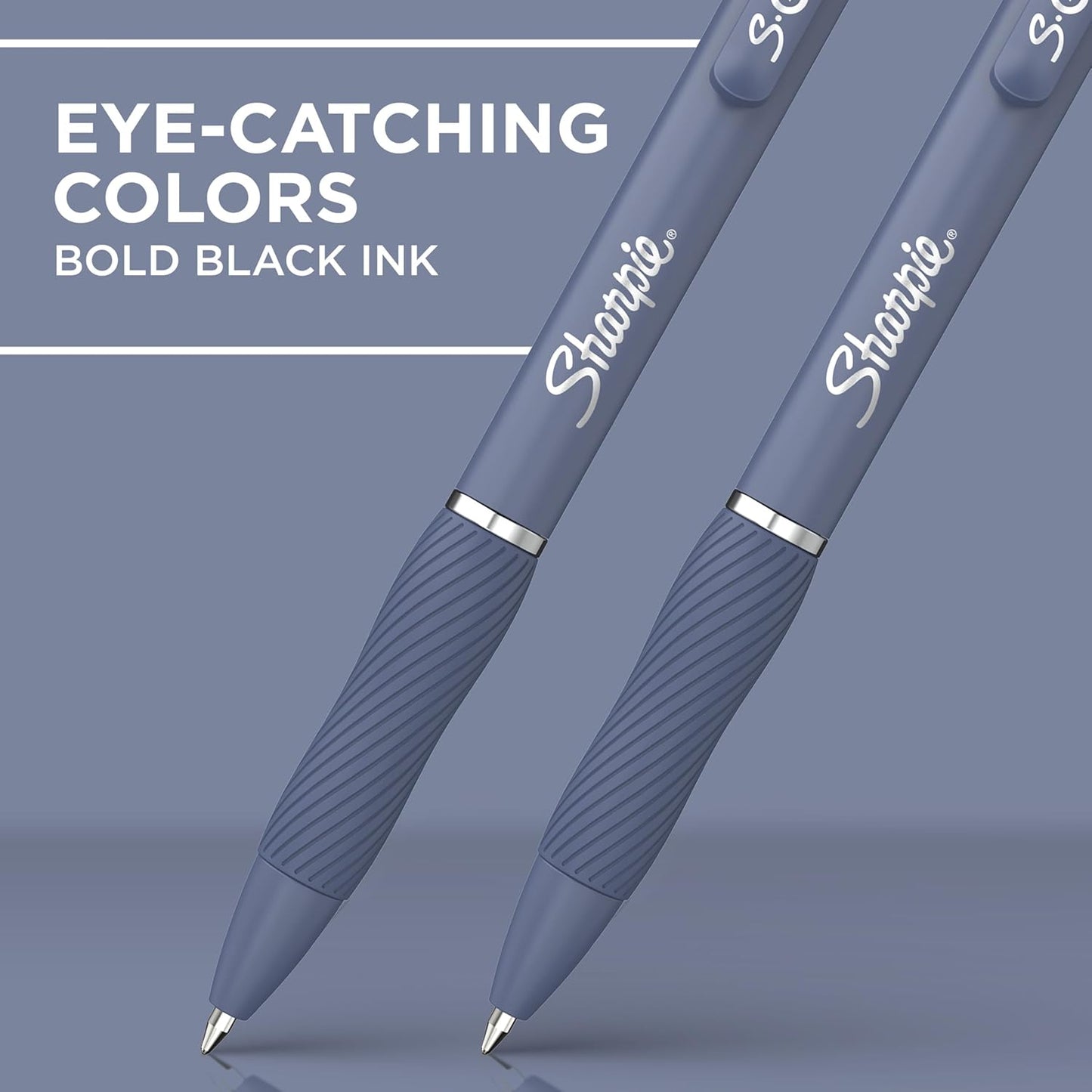 Sharpie S-Gel, Gel Pens, Medium Point (0.7mm), Assorted Fashion Barrel
