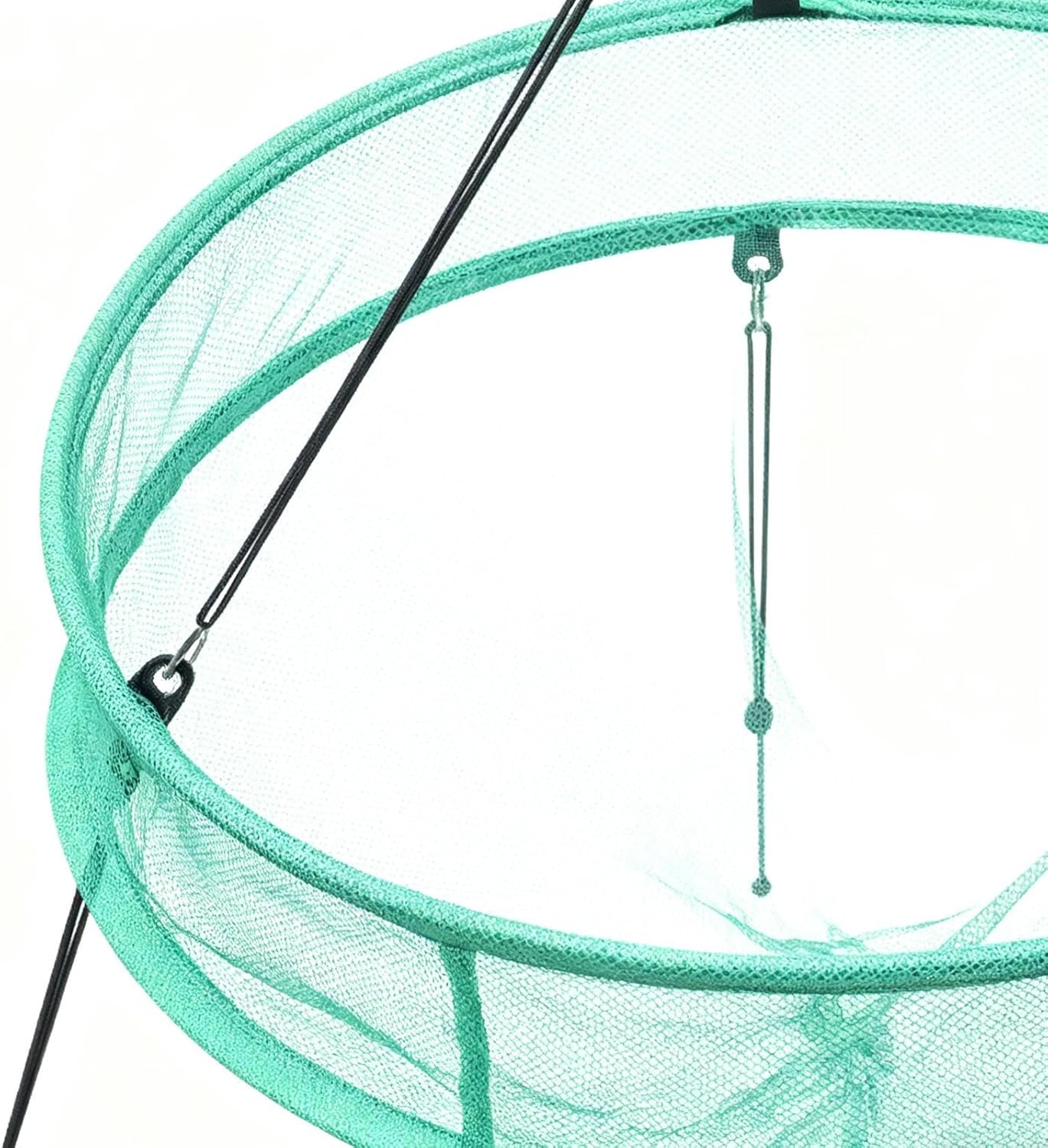 Foldable Birdseed Hoop, Lightweight Garden Feeder Ring, 30cm Seed Holder with Wind Resistant Frame, Sturdy Metal Feeder, Yard Accessory with Circular Design, Garden Dispenser for Outdoor Birds