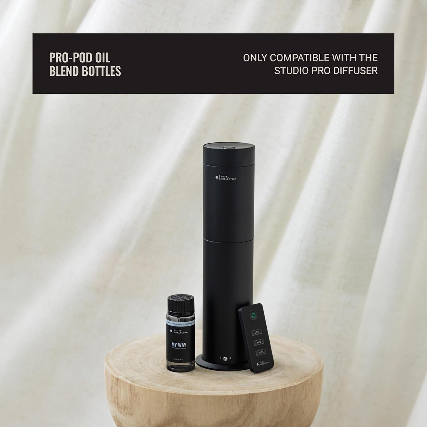 Hotel Collection Diffuser Oil-My Way Pro-Pod-Aromatherapy Essential Fragrance Oil-Sandalwood, Warm Virginia Cedar& Beautiful Iris-50ML 1.7 Fl oz