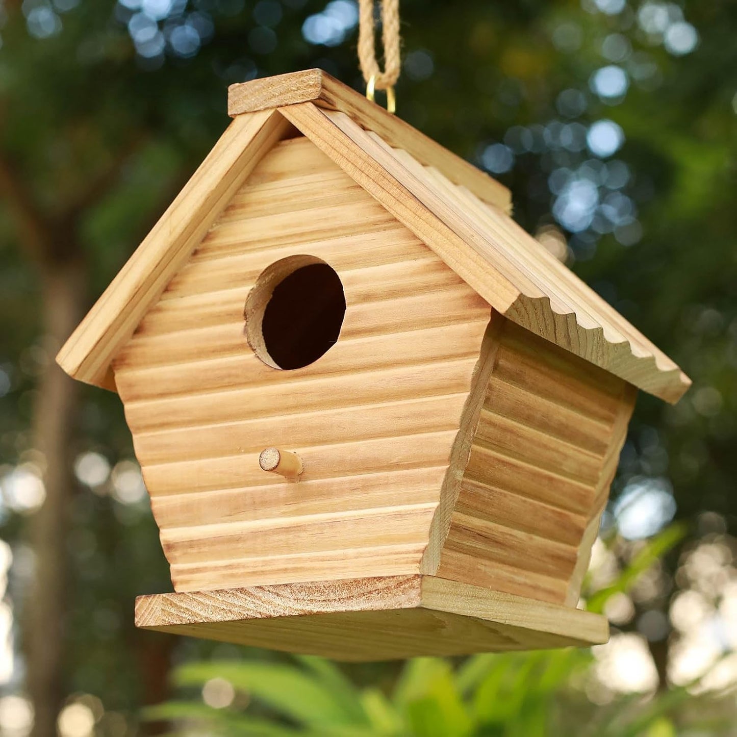 STARSWR Bird House Outside Clearance,Outdoor Birdhouse for Bluebird Fi
