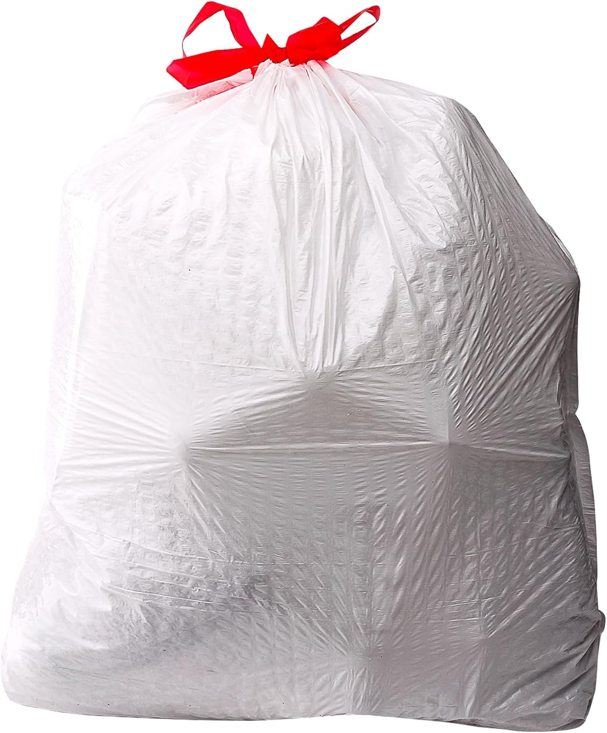 Amazon Basics 13 Gallon Tall Kitchen Drawstring Trash Bags, Flextra St