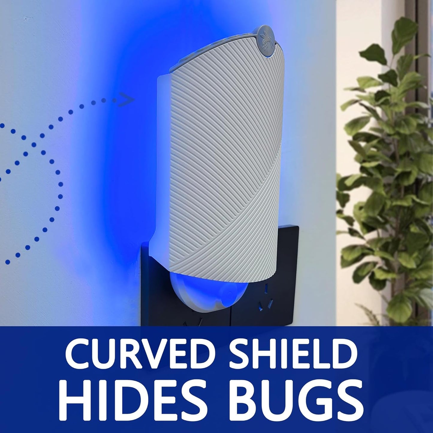 Flying Insect Trap (1 Stater & 3 Refill Cartridges), UV Light Indoor B