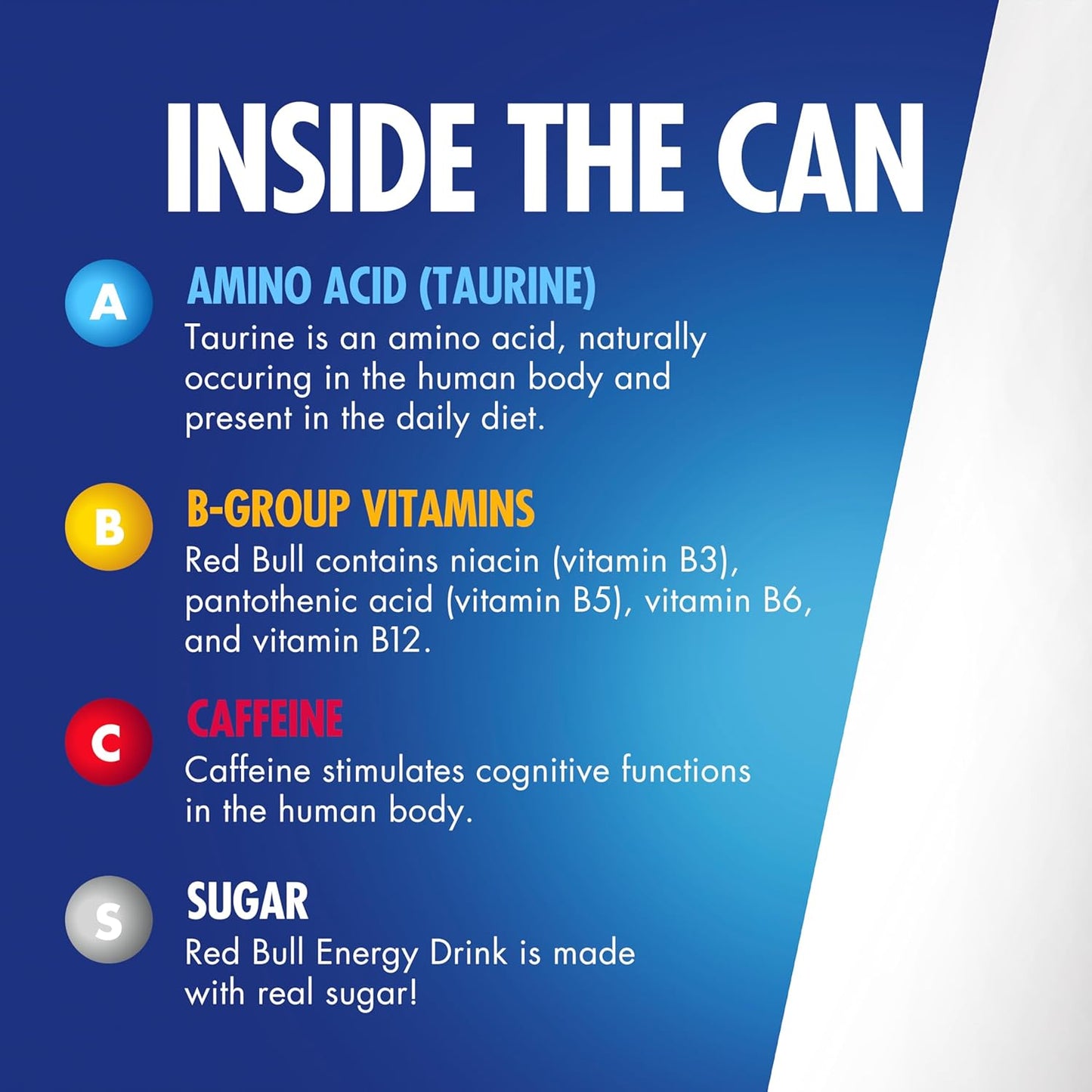 Red Bull Energy Drink with 80mg Caffeine plus Taurine & B Vitamins, 8.4 Fl Oz, Pack of 4 Cans