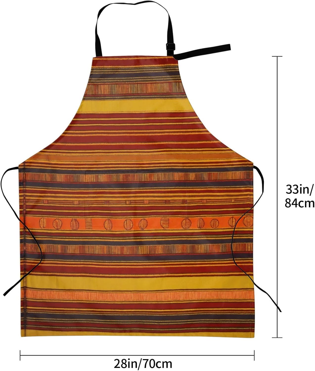 Native American Pattern print Waterproof chef's apron with pocket apro