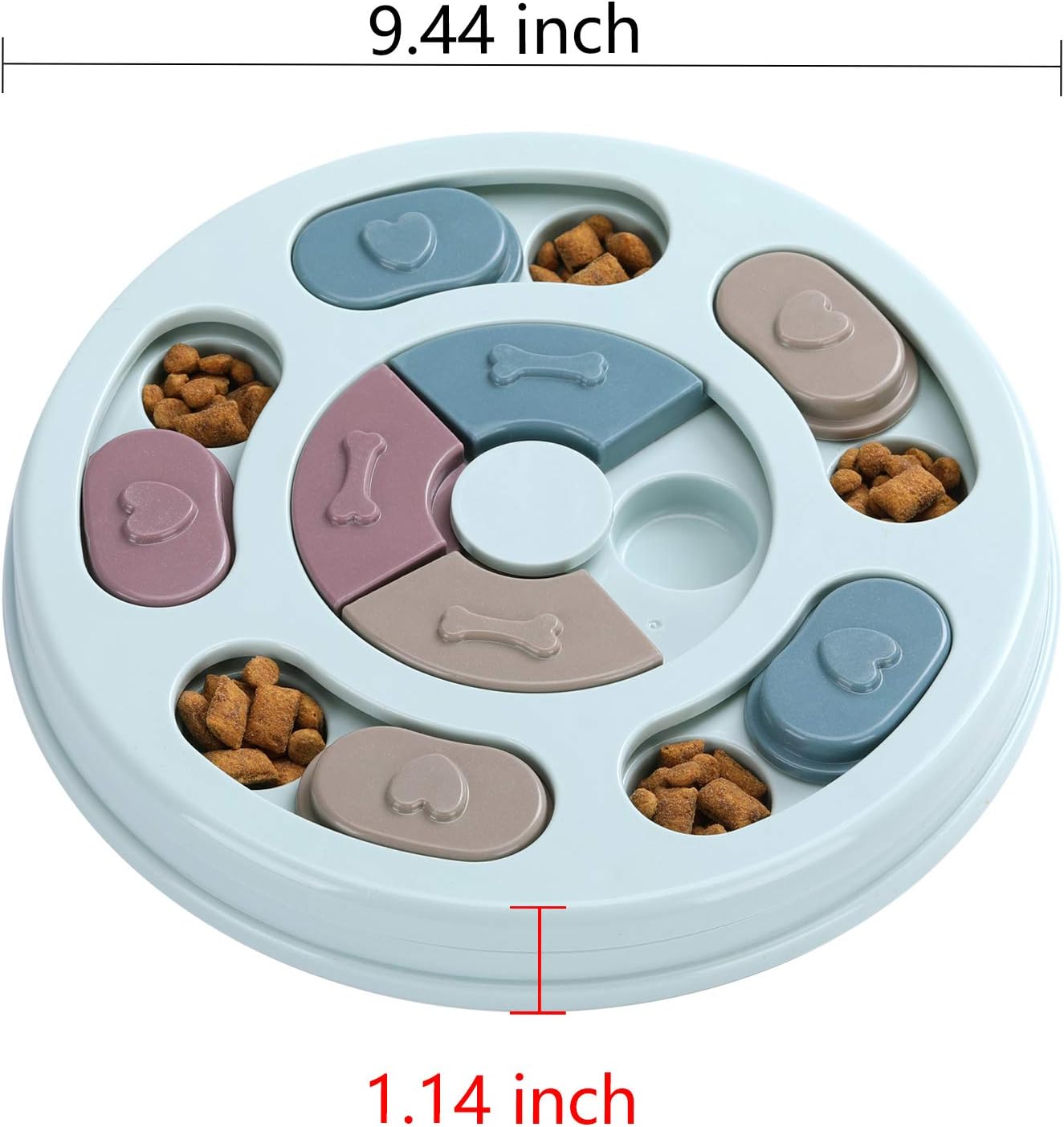 DR CATCH Dog Puzzle,Dogs Food Toys for IQ Training & Mental Enrichment