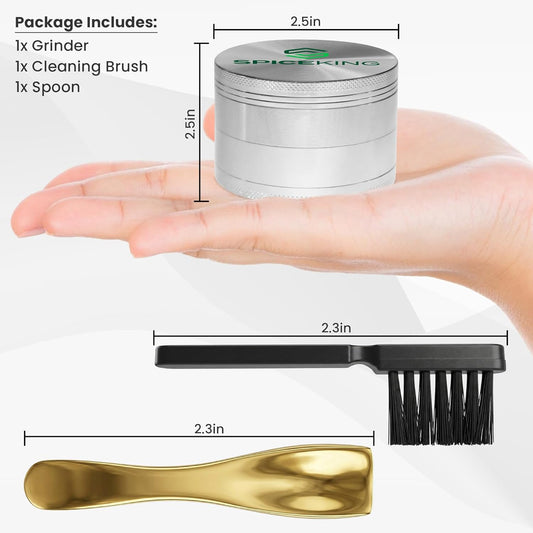 Aluminum Spice Prep Tool - Spice Accessories for Culinary and Kitchen Use | Portable Kitchen Gadget for Cooking