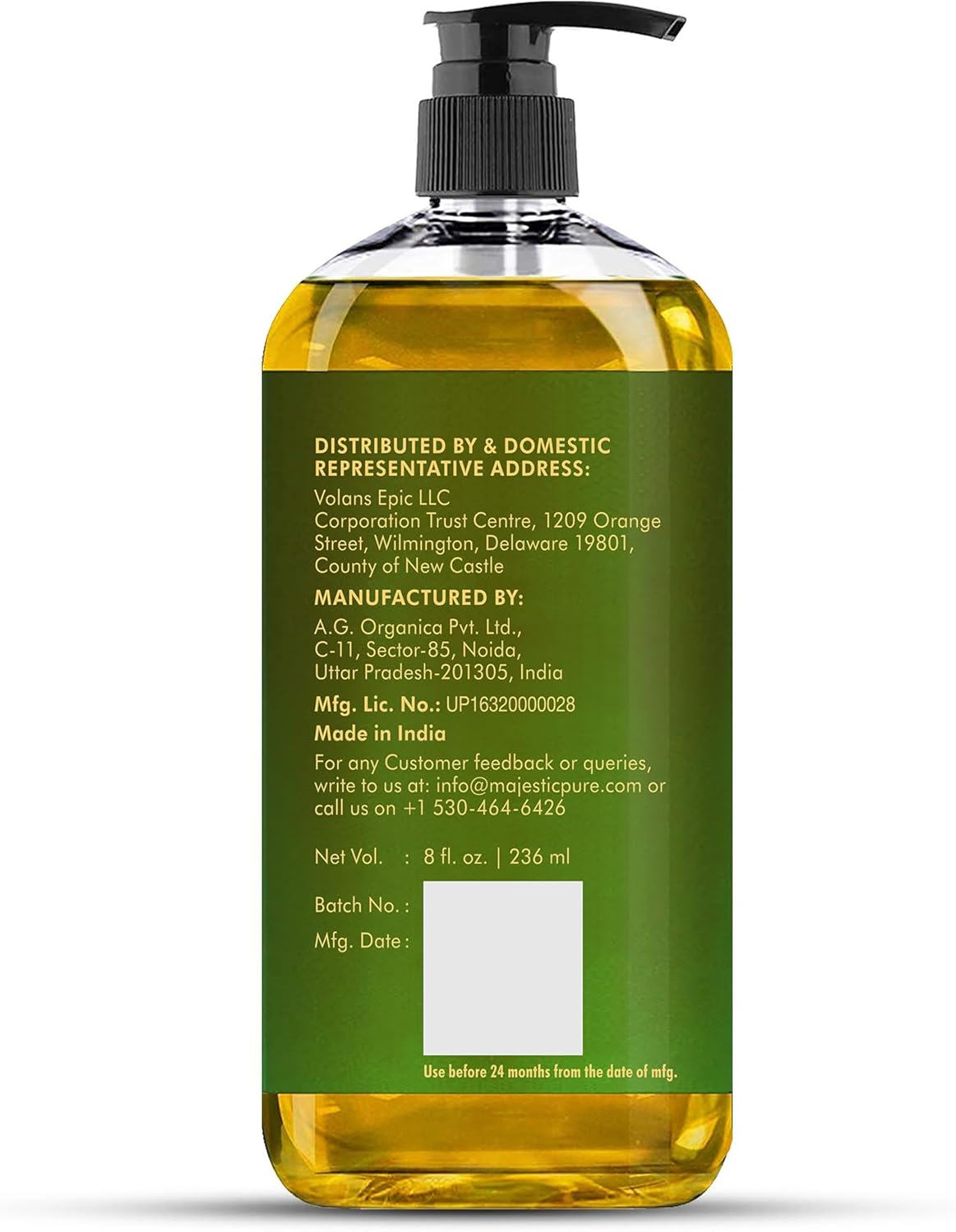 MAJESTIC PURE Arnica Sore Muscle Massage Oil for Massage Therapy - Ref