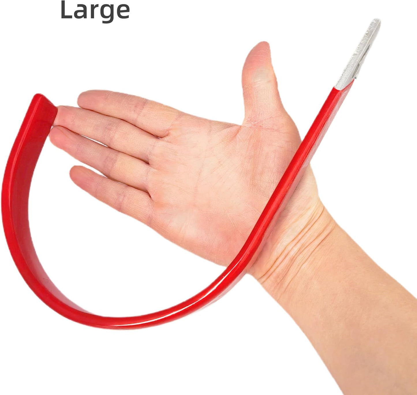 2Pcs Heavy-Duty wall Flat Iron Hooks with Anti-Slip PVC Coating, J-Shaped Hooks for organizing Garage and Garden Tools (Large)