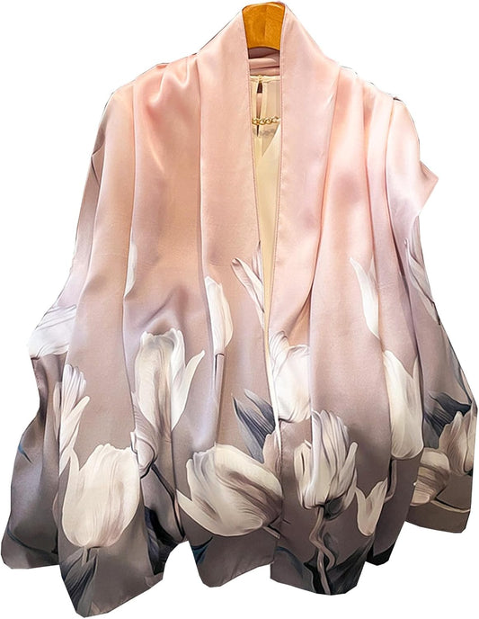 Dress Scarves Shawl Wraps Long Silky Scarf for Women Dressy Fashion Li