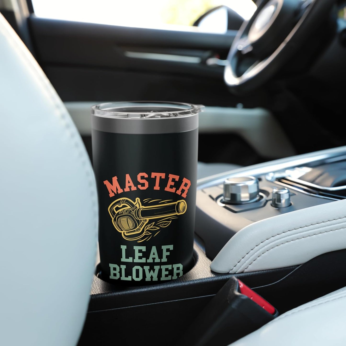 Leaf Blowing Men Master Leaf Blower Lawn Care Yard Leaves Stainless Steel Insulated Tumbler