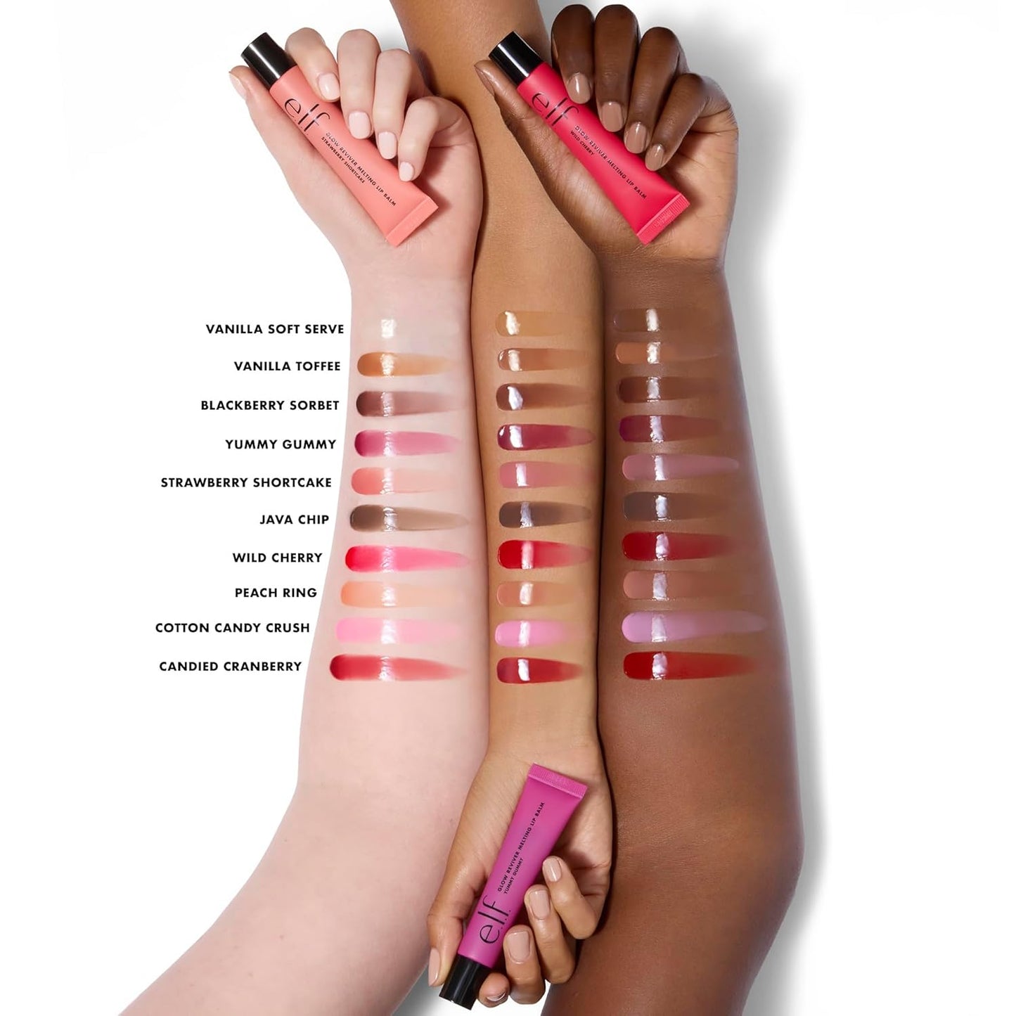 e.l.f. Glow Reviver Melting Lip Balm, Hydrating Tinted Lip Balm For A 