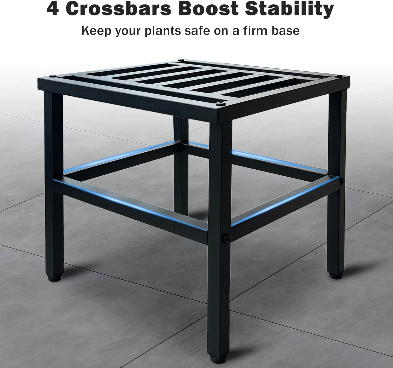 Plant Stand Indoor Outdoor,13 Inch Metal Plant Stands Riser,Heavy Duty