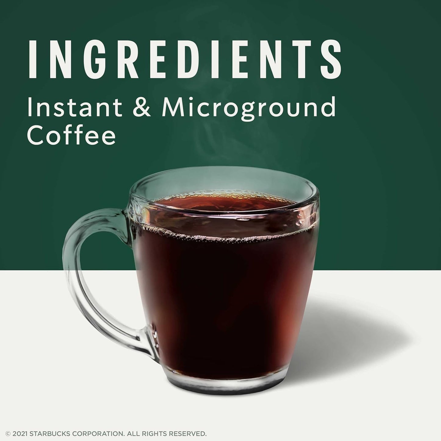 Starbucks VIA Instant Coffee, Medium Roast Coffee, Pike Place Roast, 100% Arabica, Single-Serve, 1 Box (50 Packets)