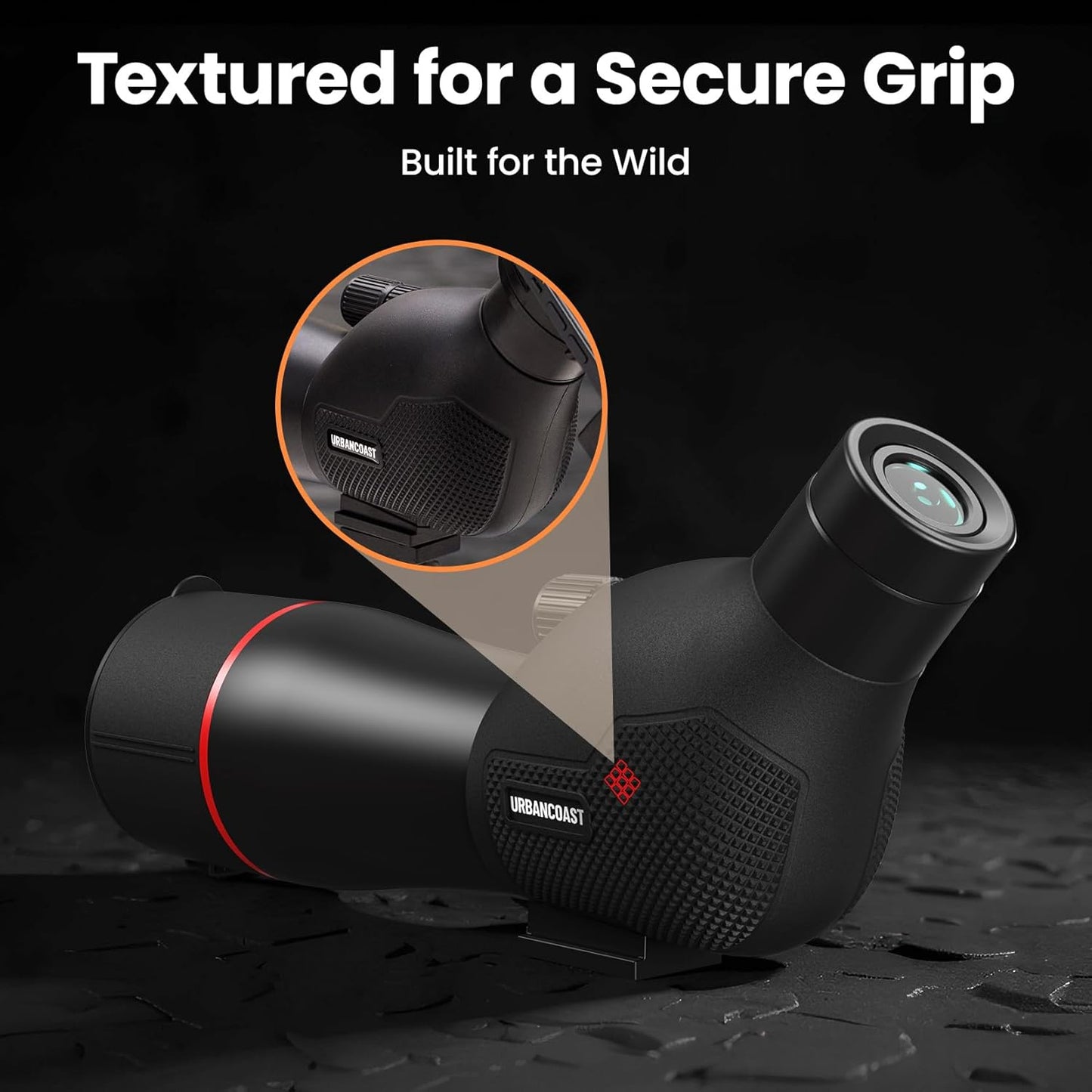 Spotting Scope 20-60x60mm - Waterproof IPX7 Spotter Scope with Phone A