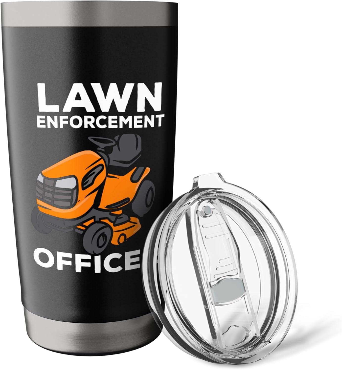 Lawn Care Mowing Design For Landscapers - Lawn Officer Stainless Steel Insulated Tumbler