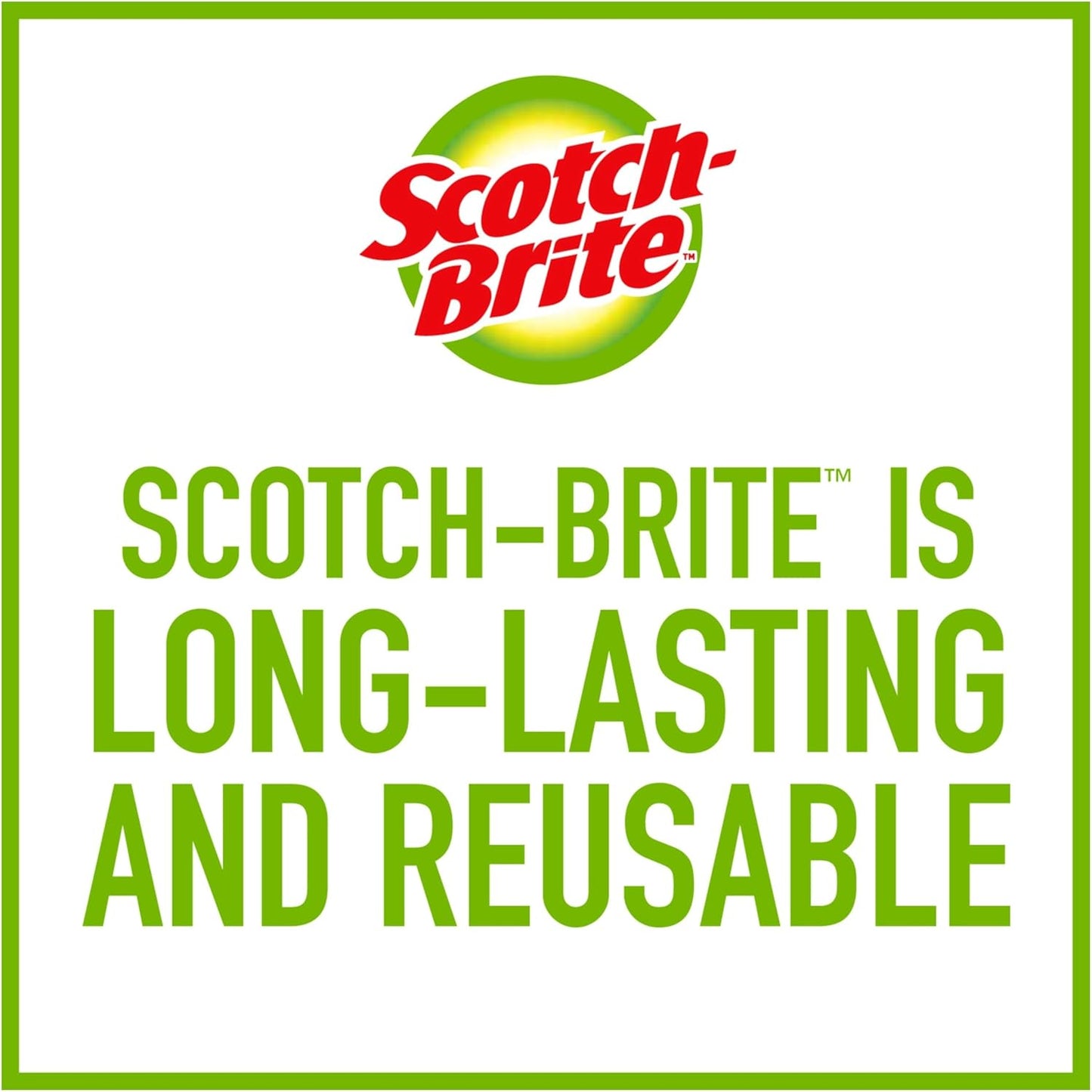 Scotch-Brite Dobie Pads, Dobie Sponge for All Purpose Cleaning of Kitchen, Bathroom, and Household, Non Scratch Dobie Cleaning Pads Safe for Non-Stick Cookware, 12 Dobie Pads