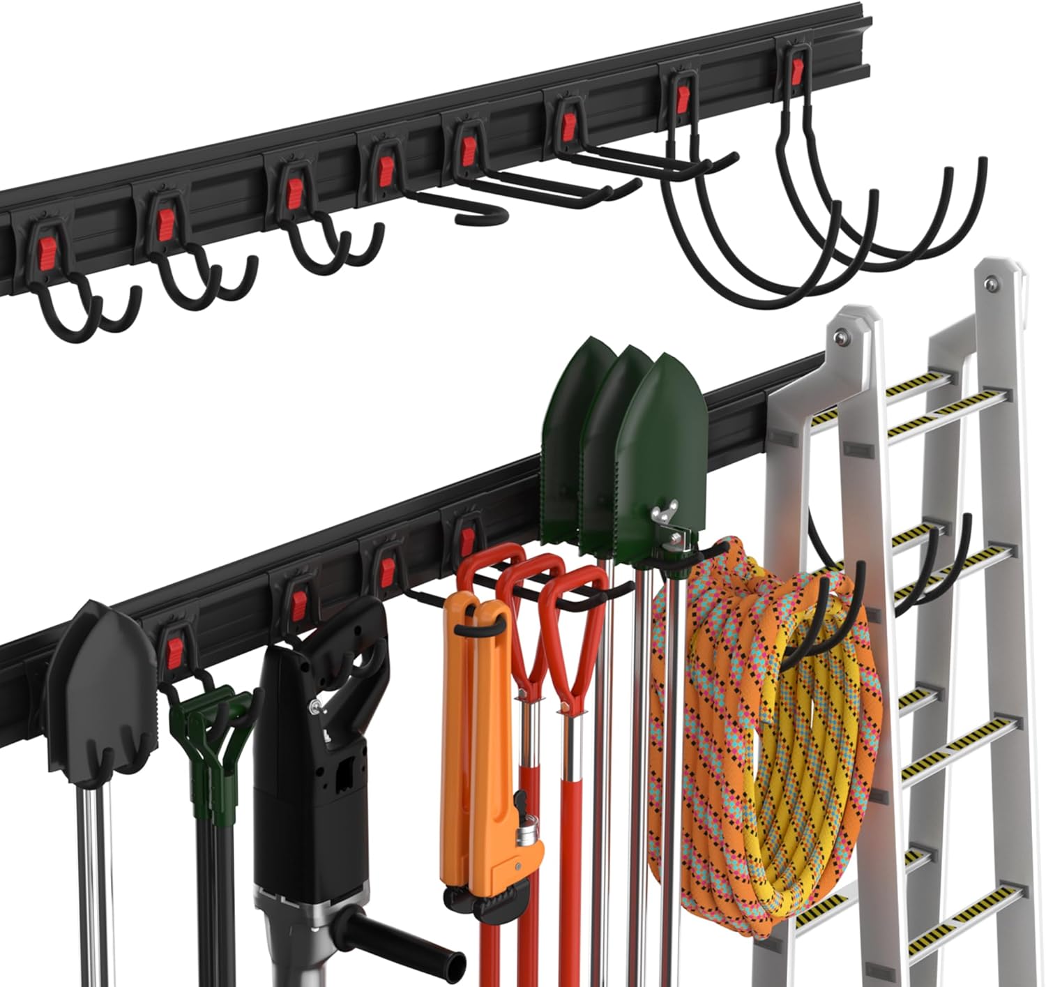 WORKPRO Garage Tool Organizer Wall Mount, Garage Organization Garden T