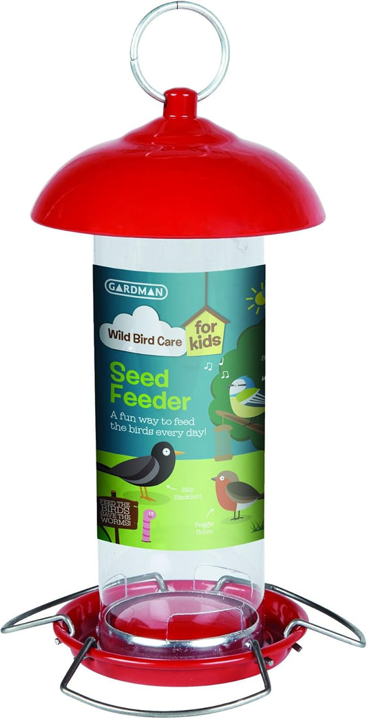 Gardman BA01905R Bird Seed Feeder Children Red