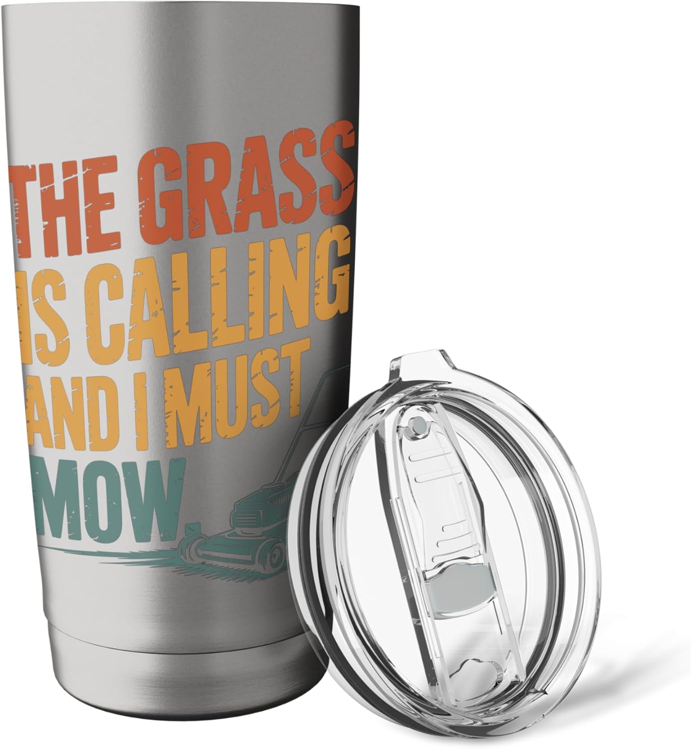 The Grass Is Calling And I Must Mow Stainless Steel Insulated Tumbler