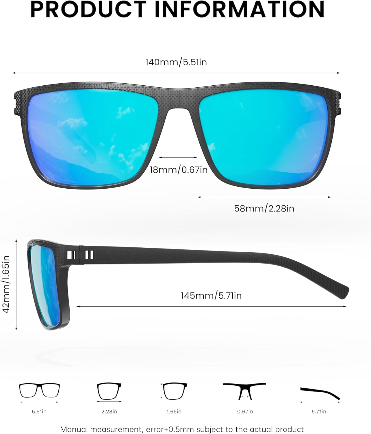 Sunglasses-Men Polarized Mens Sunglasses: Classic Women Sun Glasses UV