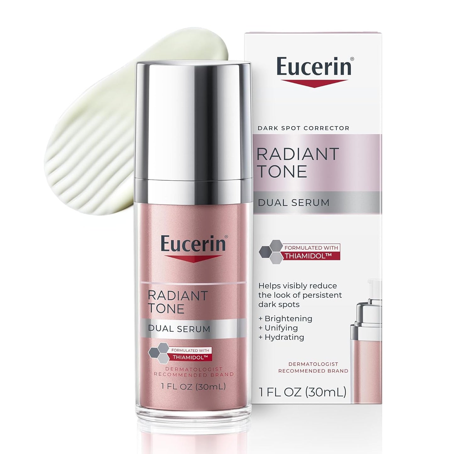 Eucerin Radiant Tone Dual Serum Dark Spot Corrector, Dark Spot Serum w