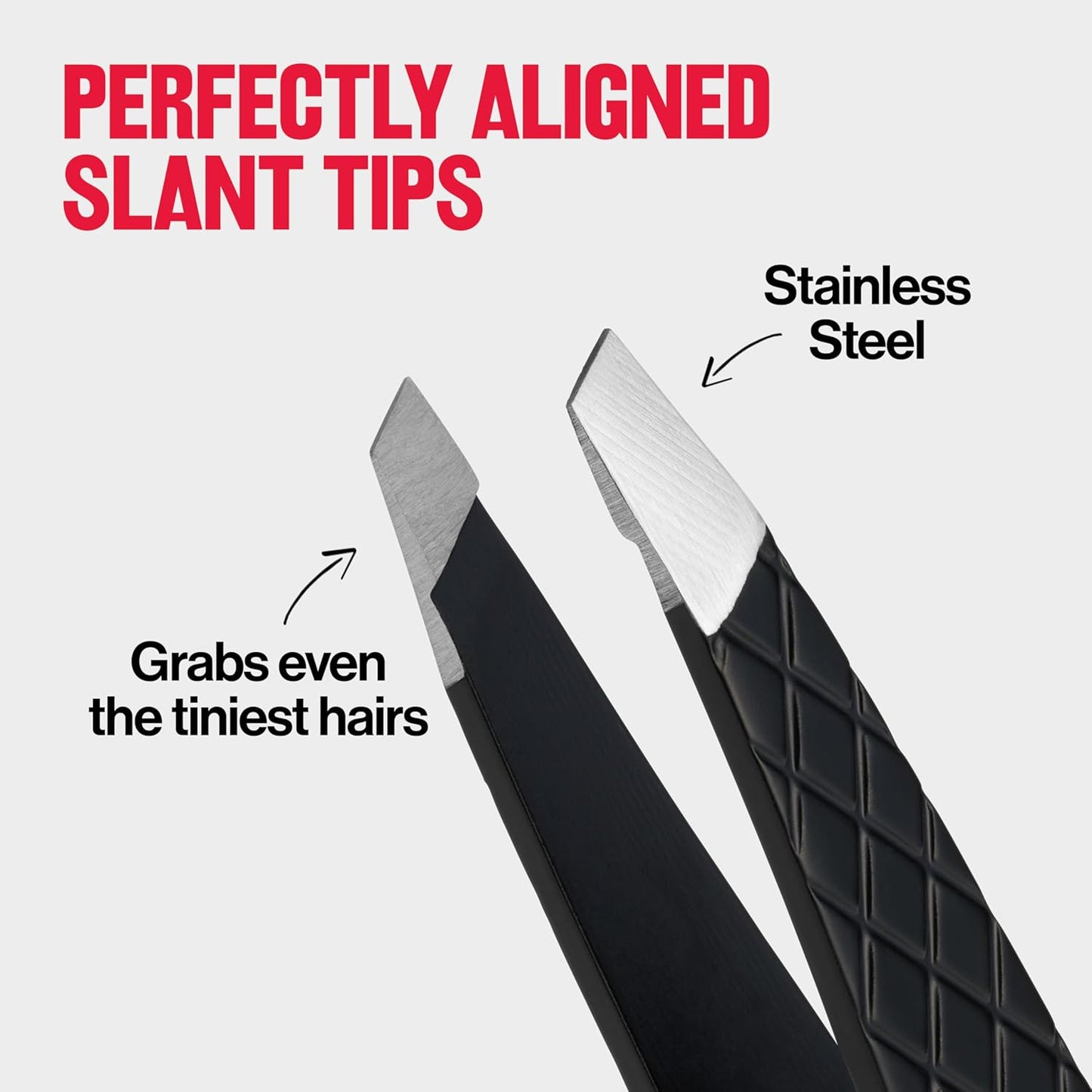 Revlon Expert Slant Tweezer, High Precision For an Easy Hair Removal, 