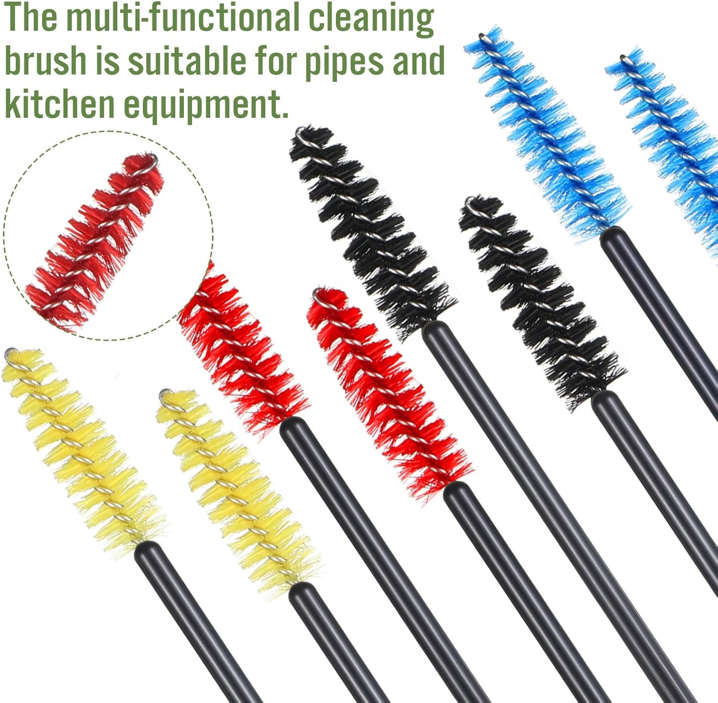 20 Piece Hummingbird Feeder Cleaning Brushes Small Cleaner Brushes Tiny Brush for Cleaning Small Parts Mini Nylon Bottle Brush Set Hummingbird Feeder Brushs for Bottles Tubes Jars Bird Feeders