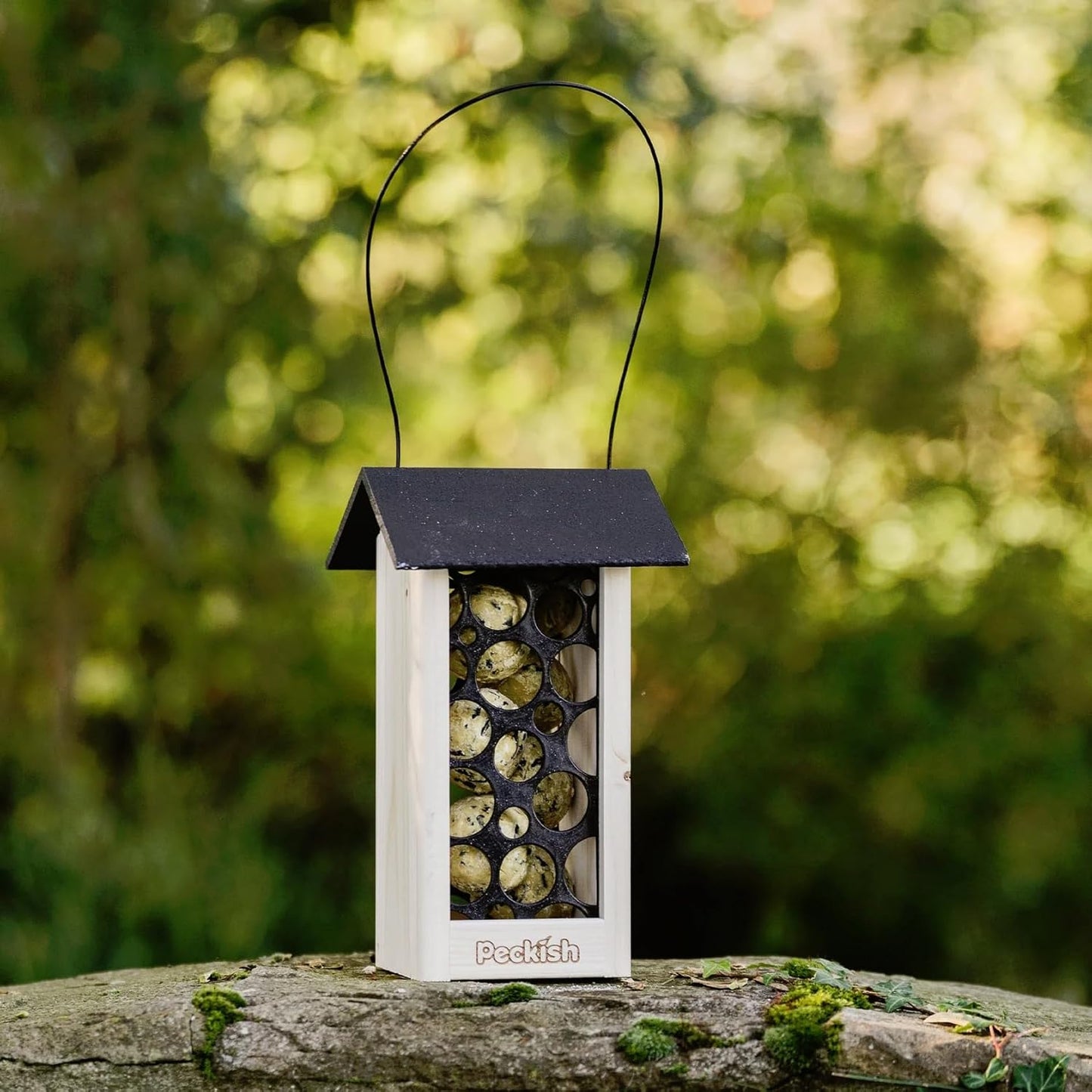 Peckish Woodland Feast Energy Ball Tower Bird Feeder 100% Sustainable
