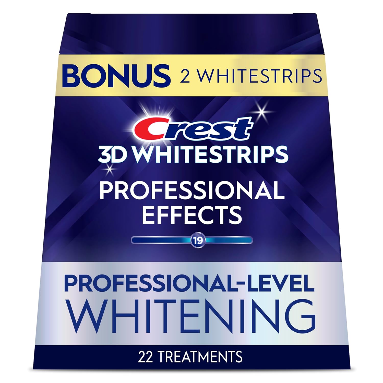 Crest 3D Whitestrips Professional Effects – Teeth Whitening Kit, 22 Tr
