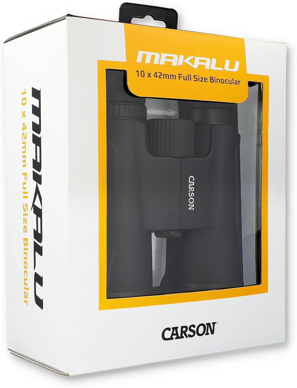 Carson Makalu 10x42mm Lightweight and Portable Full Sized Roof Prism Binoculars for Hunting, Bird Watching, Sporting Events, Sightseeing and Travel - Great for Kids and Adults, Black (MK-042)
