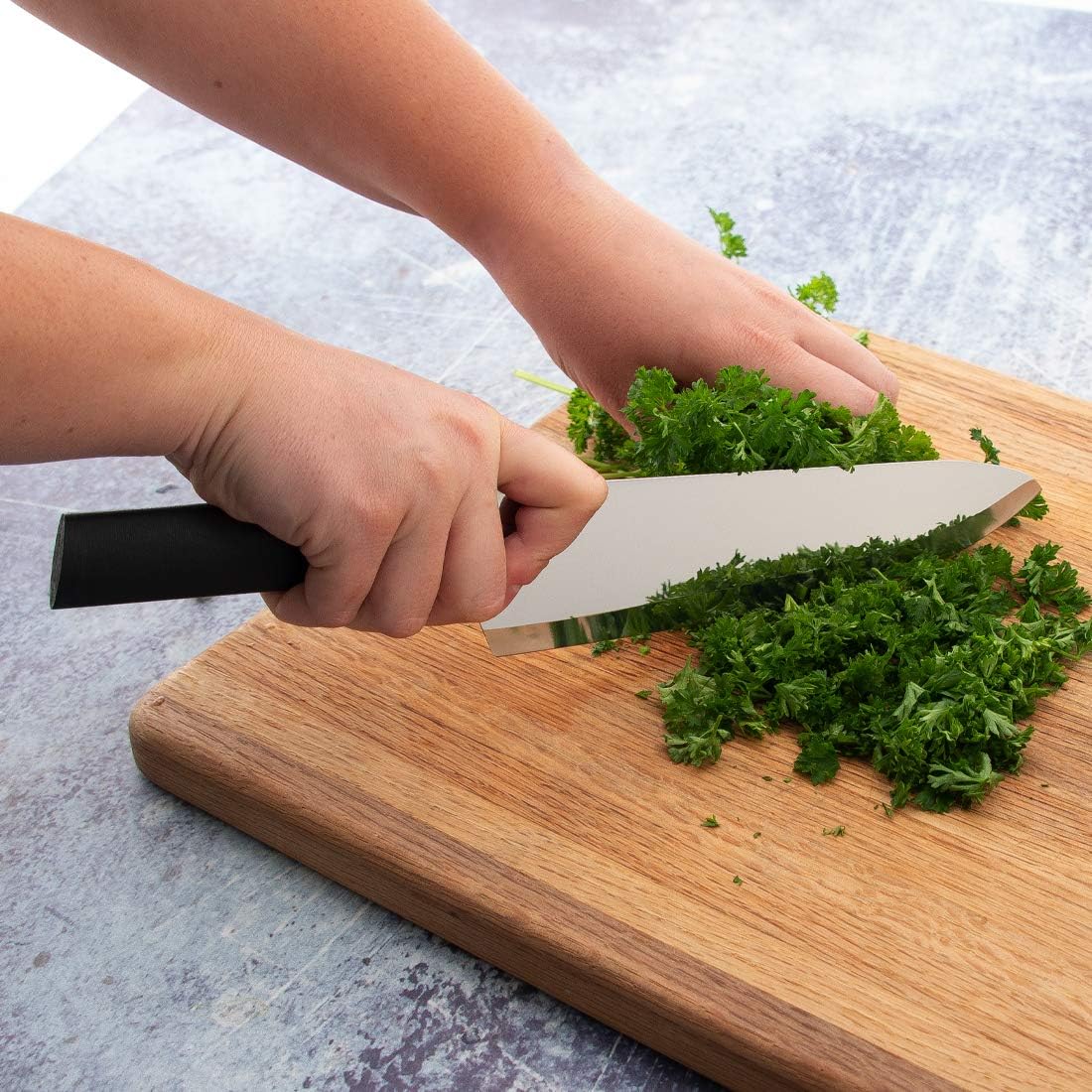 Rada Cutlery French Chef Knife (W231), 8.5" Stainless Steel Blade, Bla