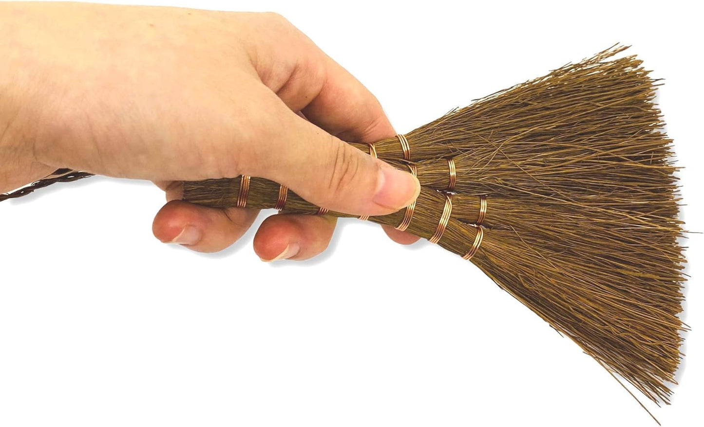 KAKURI Bonsai Broom Brush Large 6.3" Professional Gentle Big Broom, Japanese Bonsai Tool