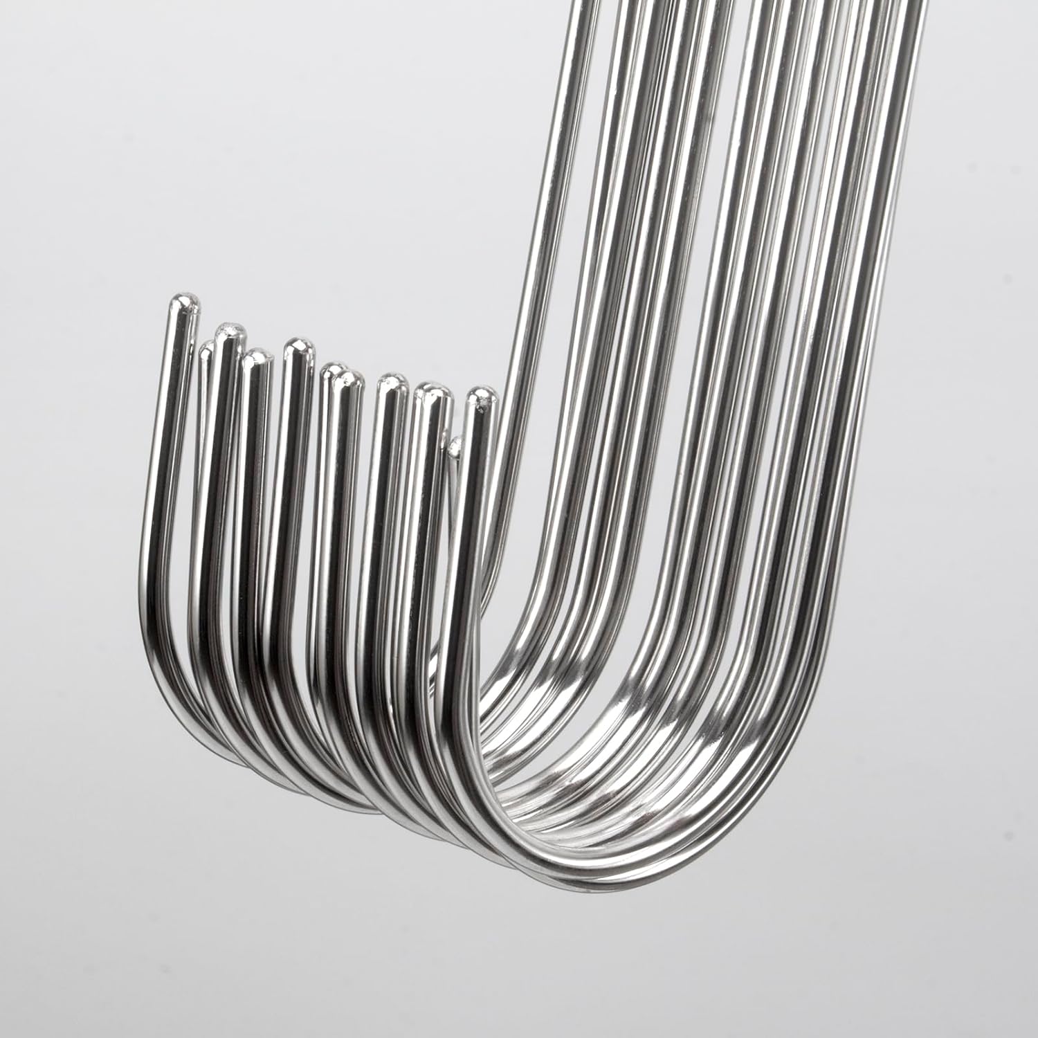 Extra Long S Hook Heavy Duty for Hanging Plants Bird Feeders Stainless