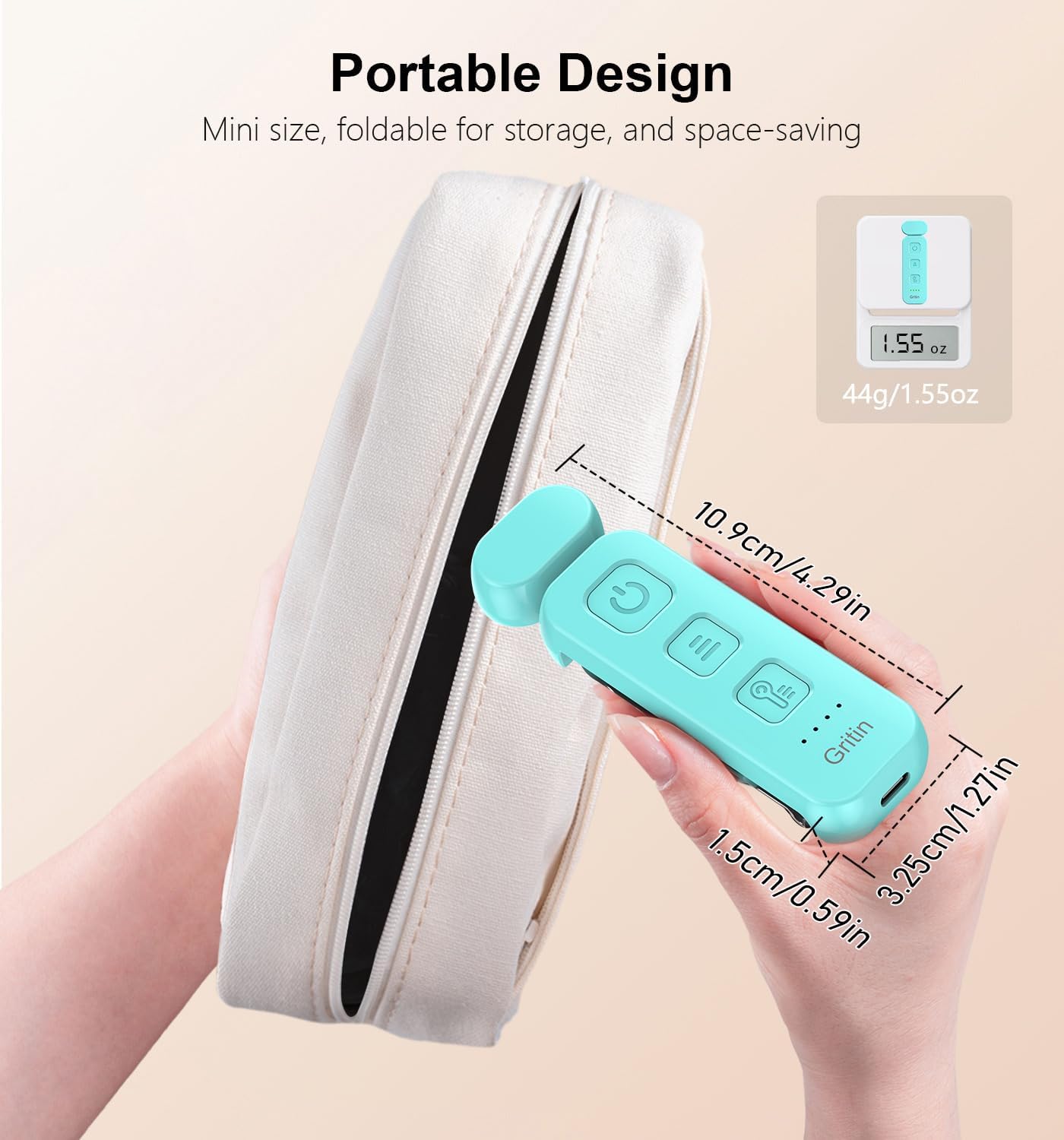Gritin Reading Light, Rechargeable Book Light for Reading in Bed - Eye